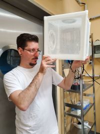 Patrick Gutjahr does research on Mosquitoes