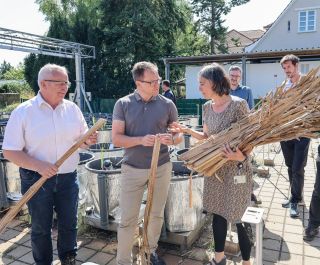 Besuch vom Bundesumweltminister Carsten Schneider im GMC (Foto: Greta Gaudig)